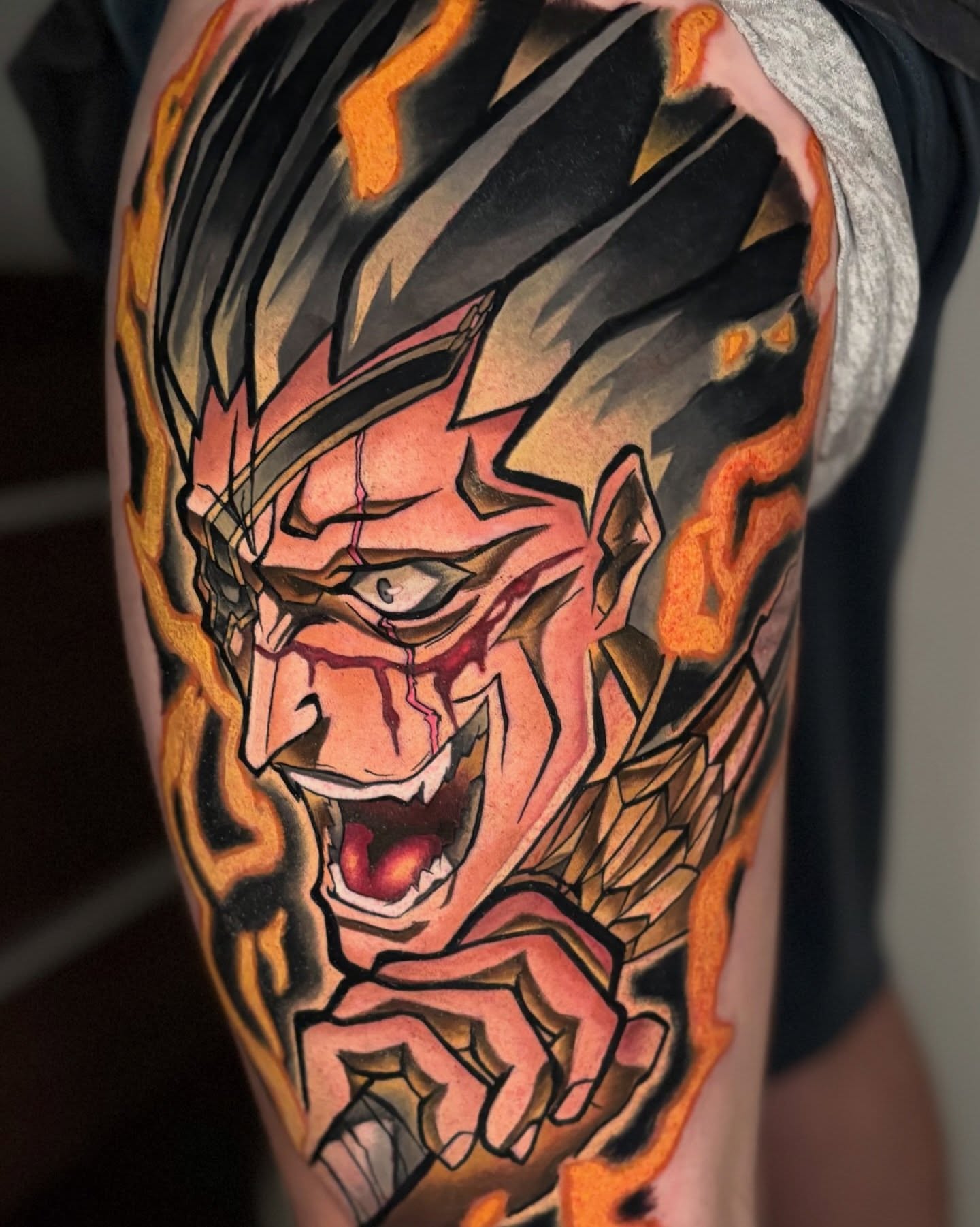 Tattoo by @uchiha_emilietattoo β geometric, anime