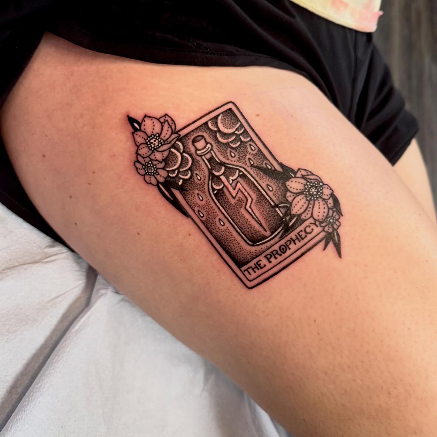 Tattoo by @mademariontattoos — dotwork