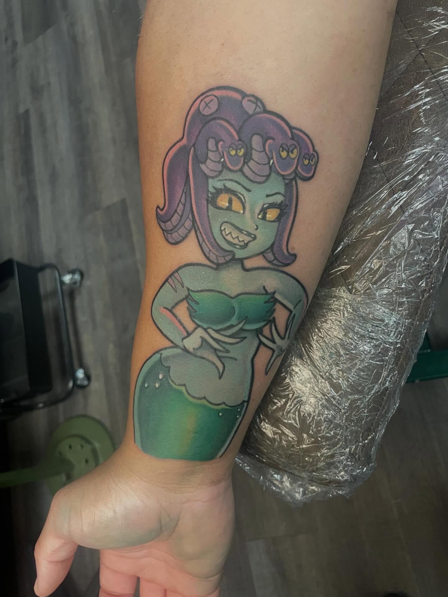Tattoo by @mademariontattoos — new_school