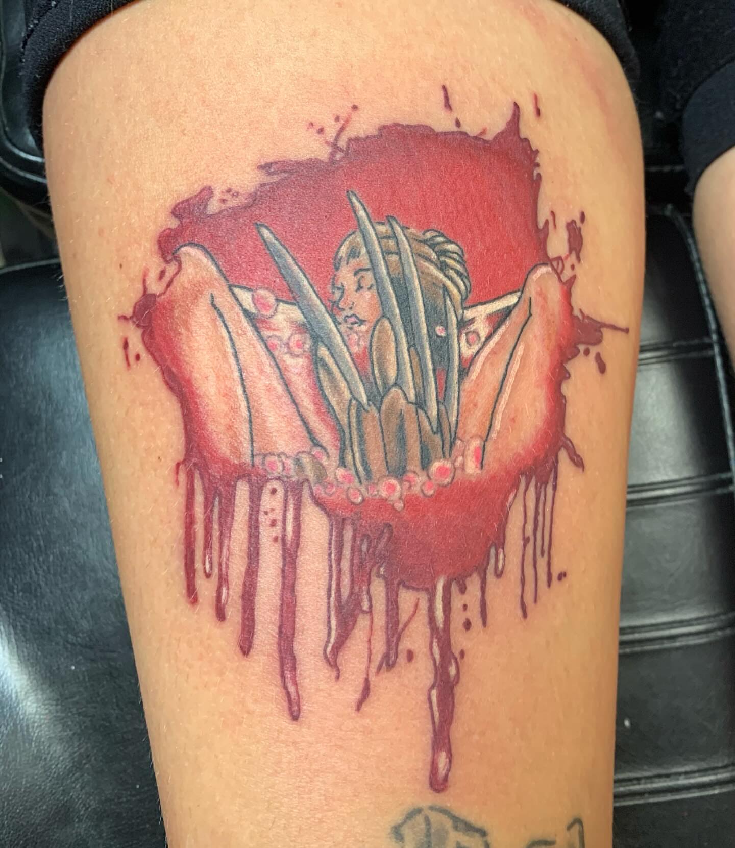 Tattoo by @goat76 — dotwork, realism
