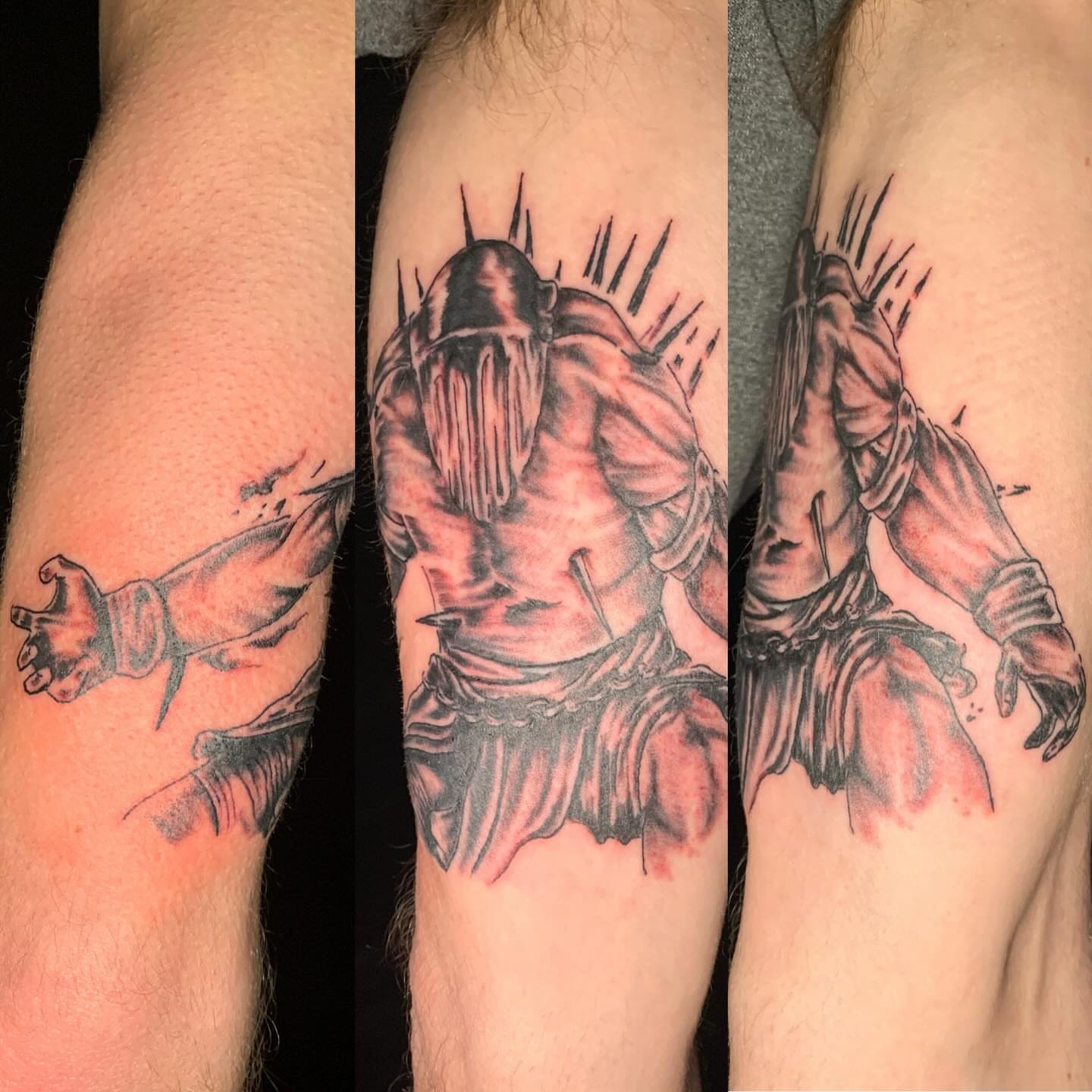 Tattoo by @goat76 — black_and_grey, realism