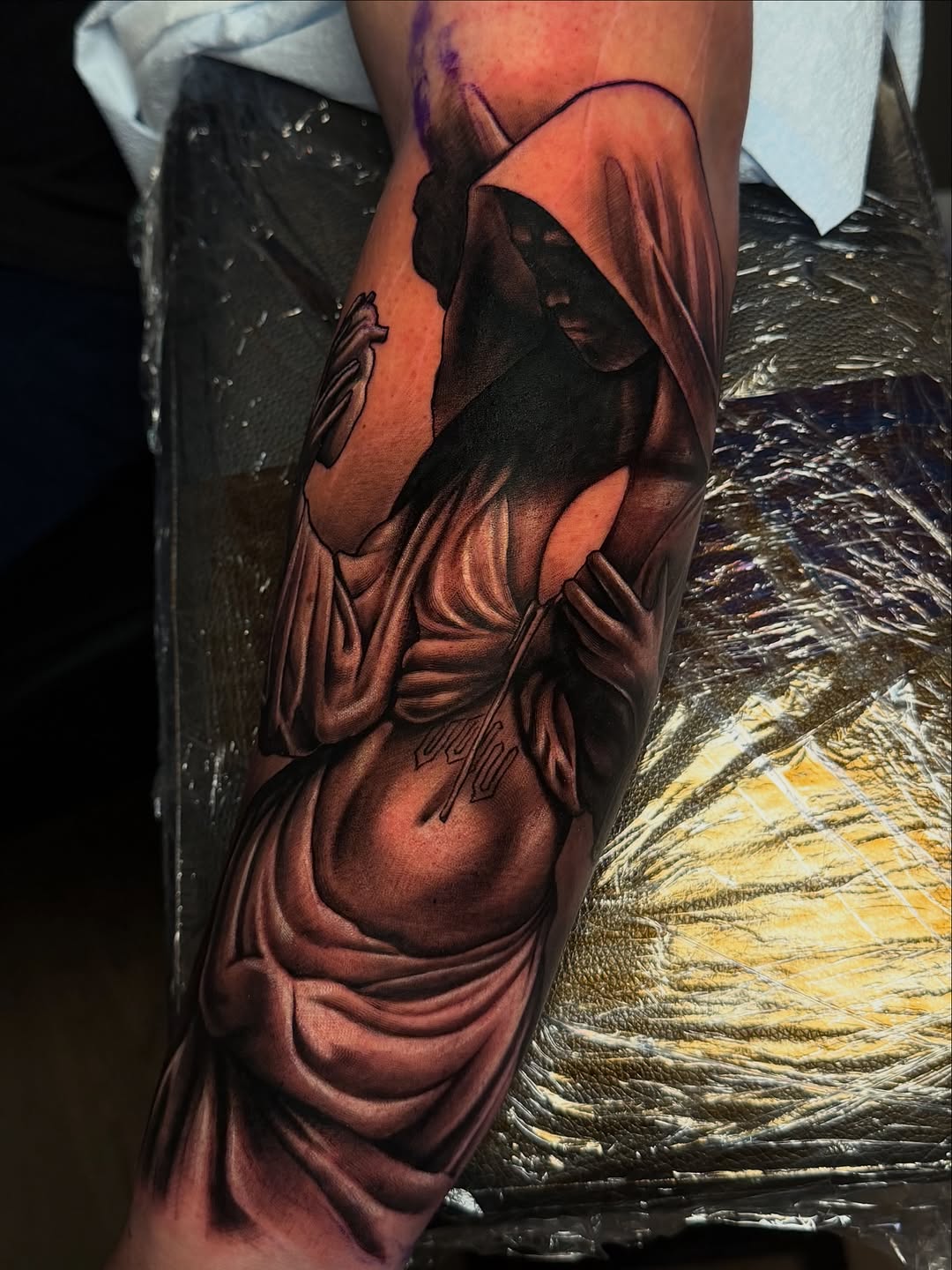 Tattoo by @thejoshacosta — black_and_grey, realism