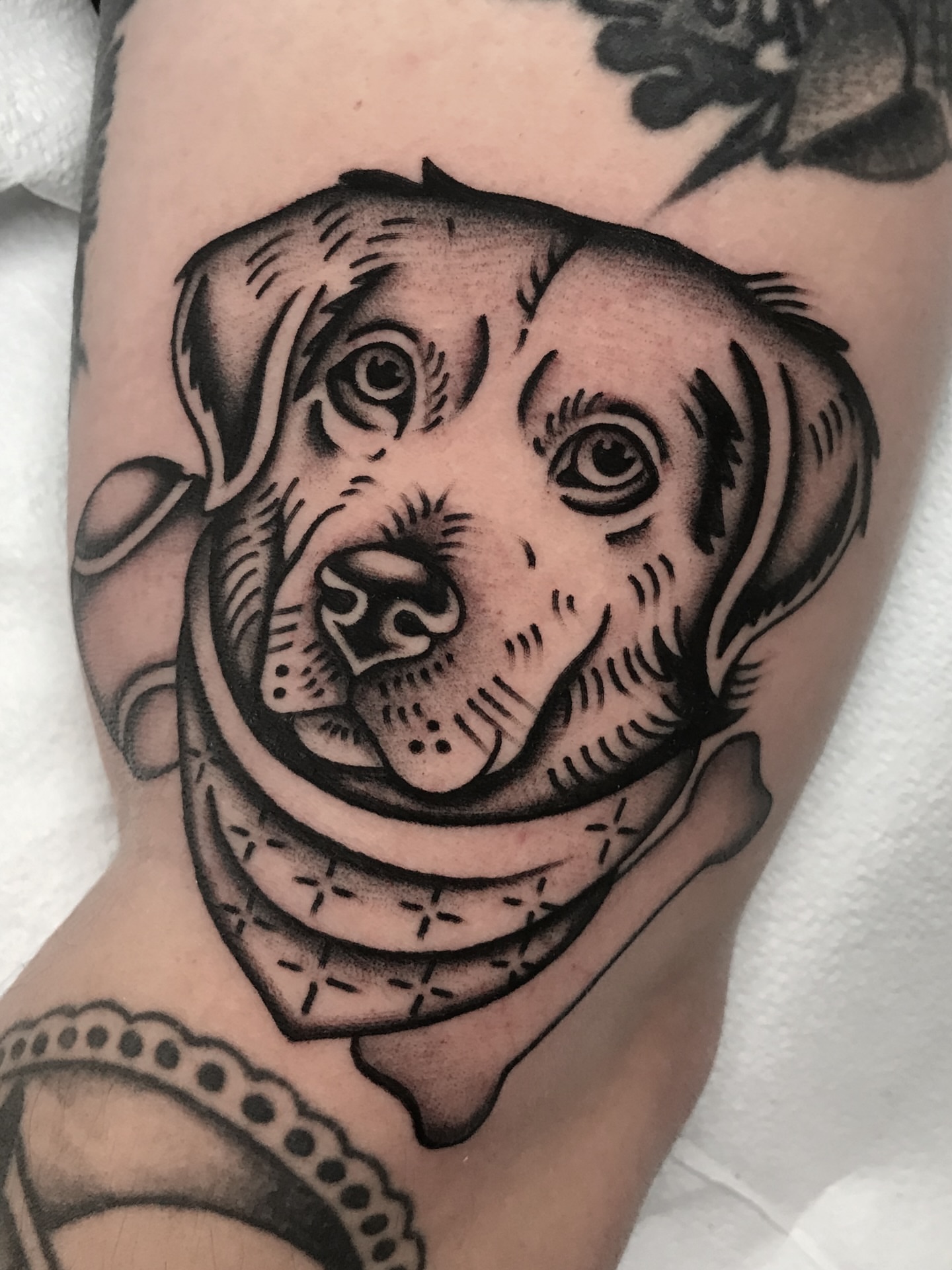 Tattoo by @angelwesttattoo — black_and_grey