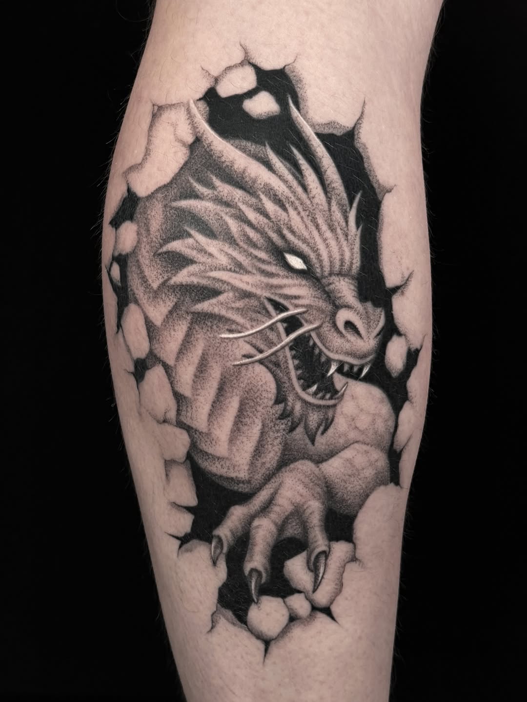 Tattoo by @fineartunbound โ dotwork, realism