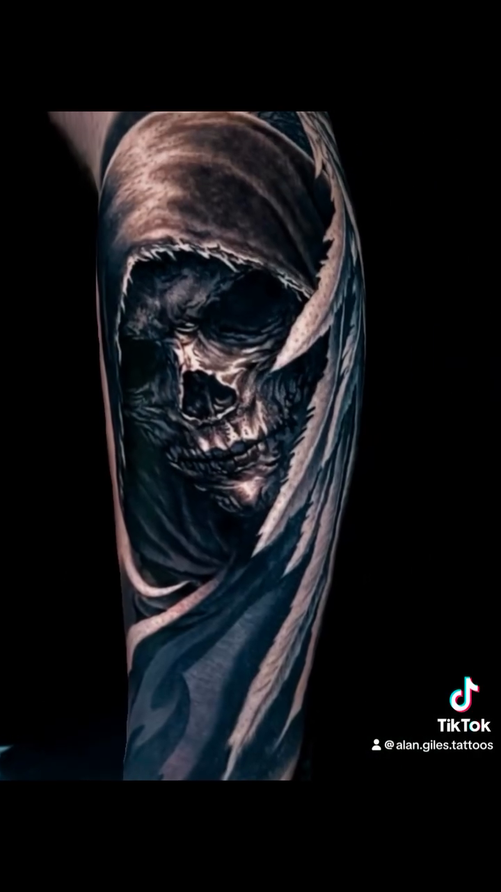 Tattoo by @alan.giles.tattoos — dark_realism, black_and_grey
