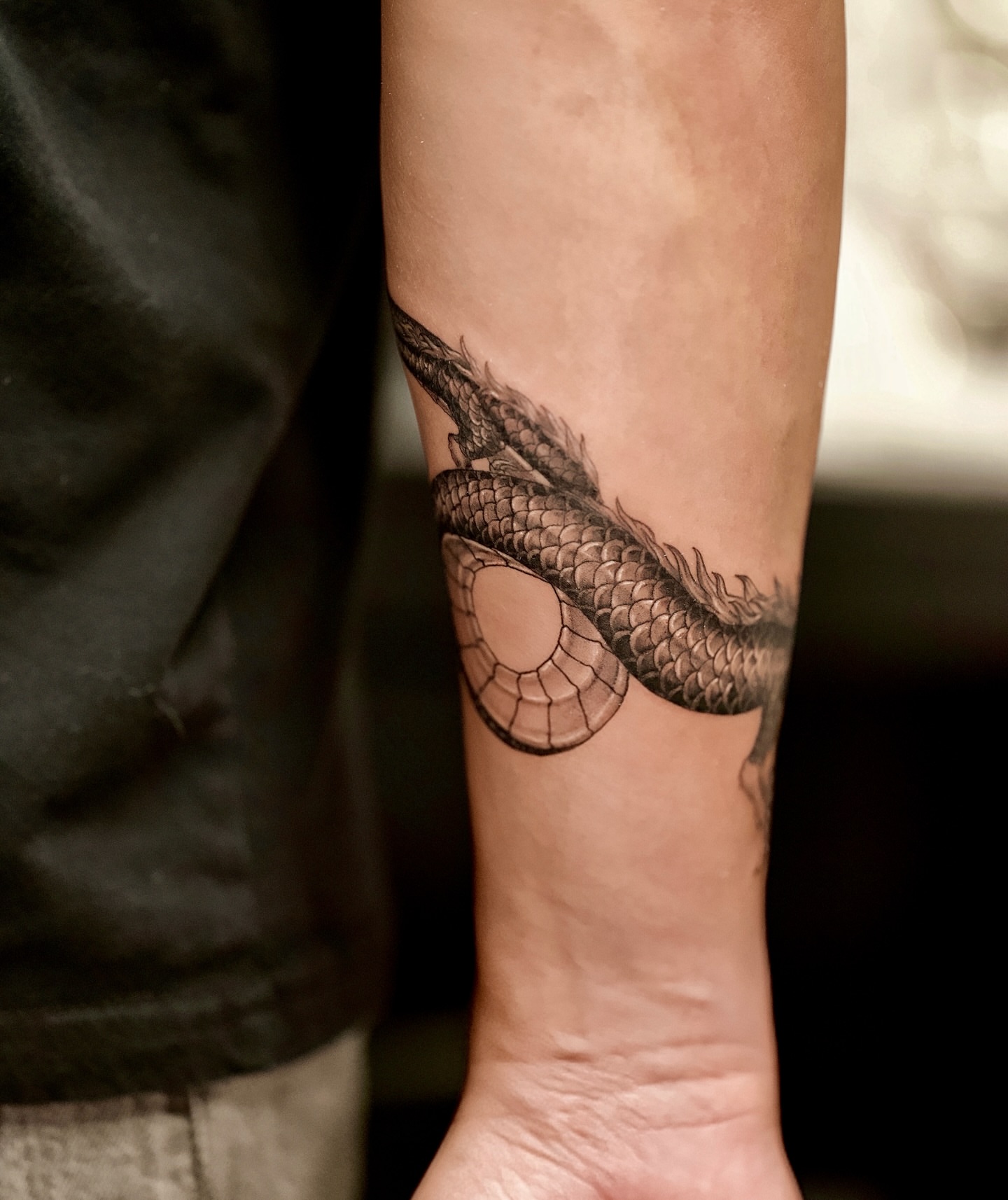 Tattoo by @d.w._modoink — black_and_grey