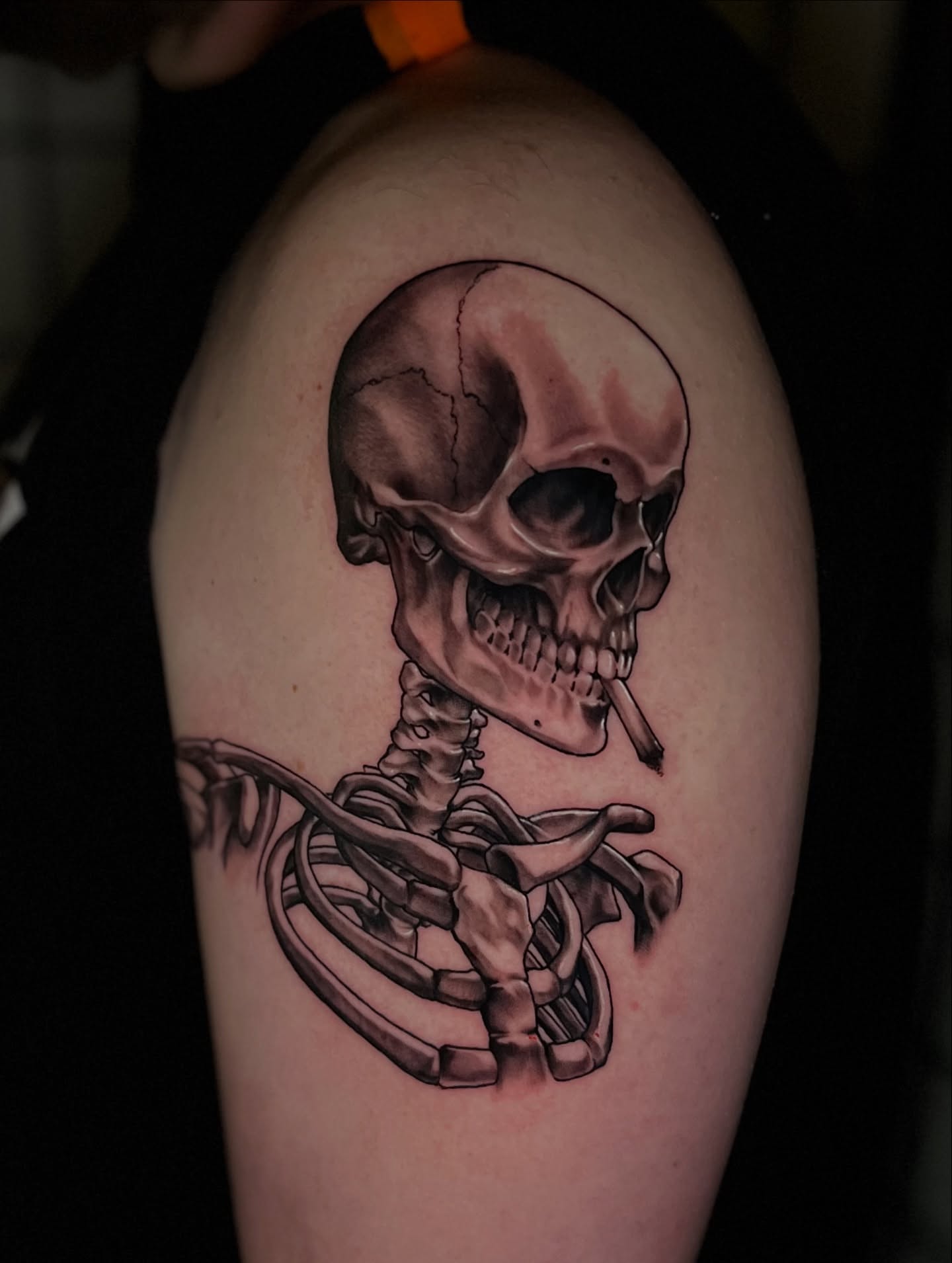 Tattoo by @sick_brat — realism, black_and_grey