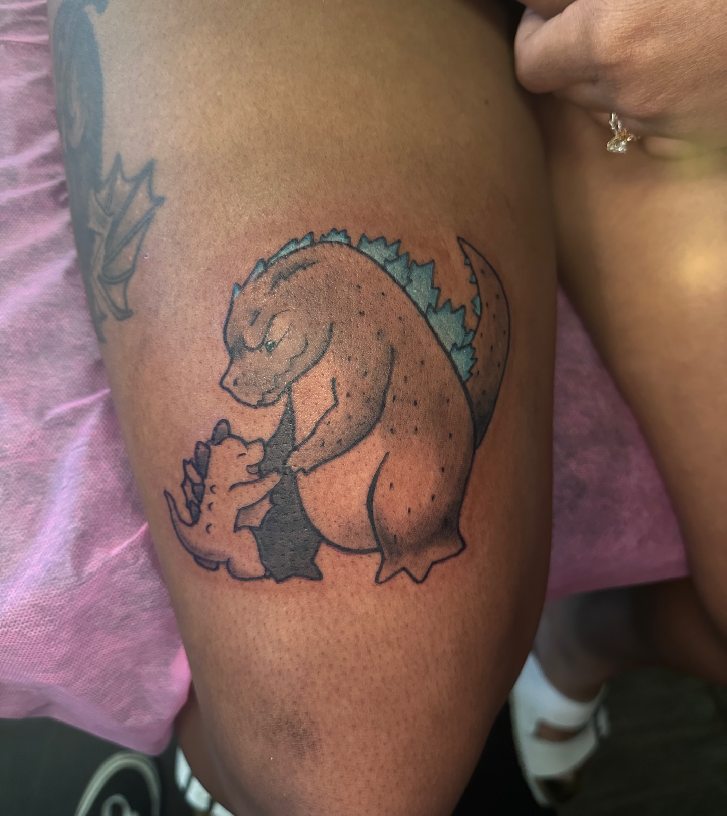 Tattoo by @shrimple.tattoos — dotwork, realism