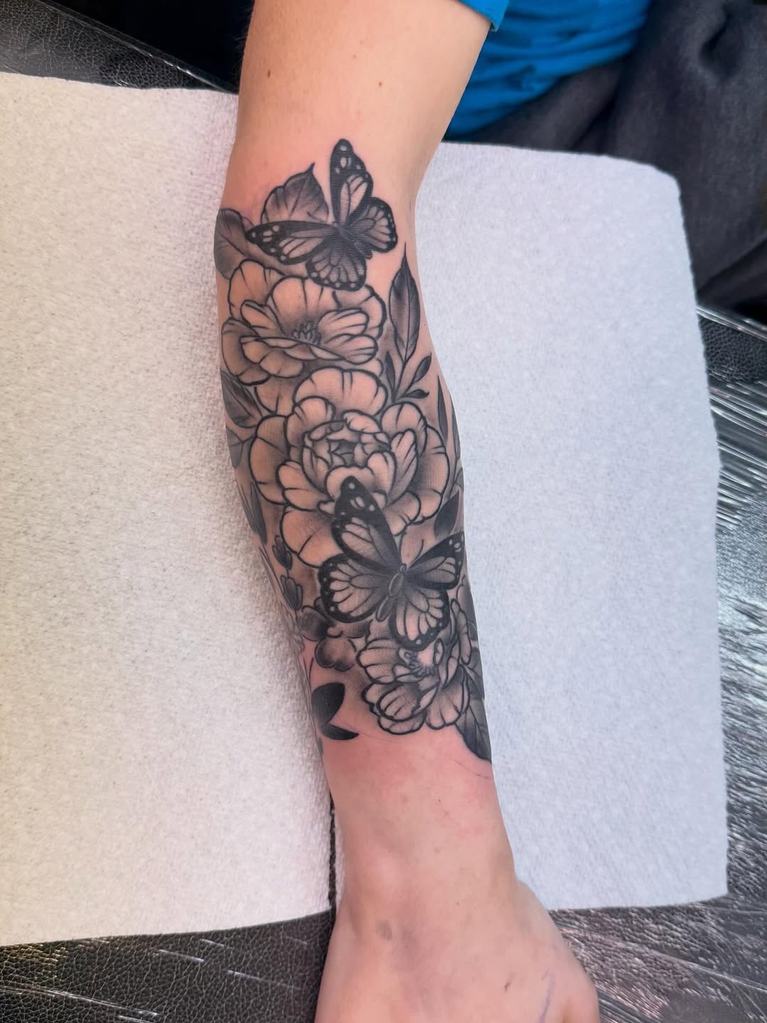 Tattoo by @diamondtigertattoo — black_and_grey, realism