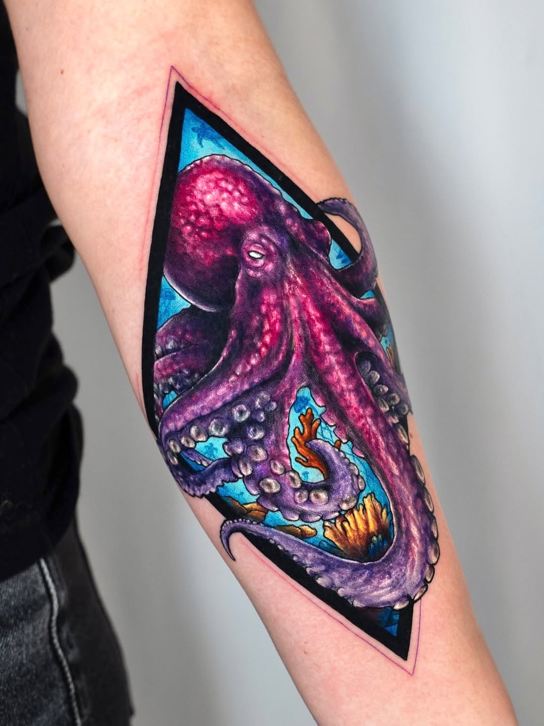 Tattoo by @keithkustom — realism, black_and_grey