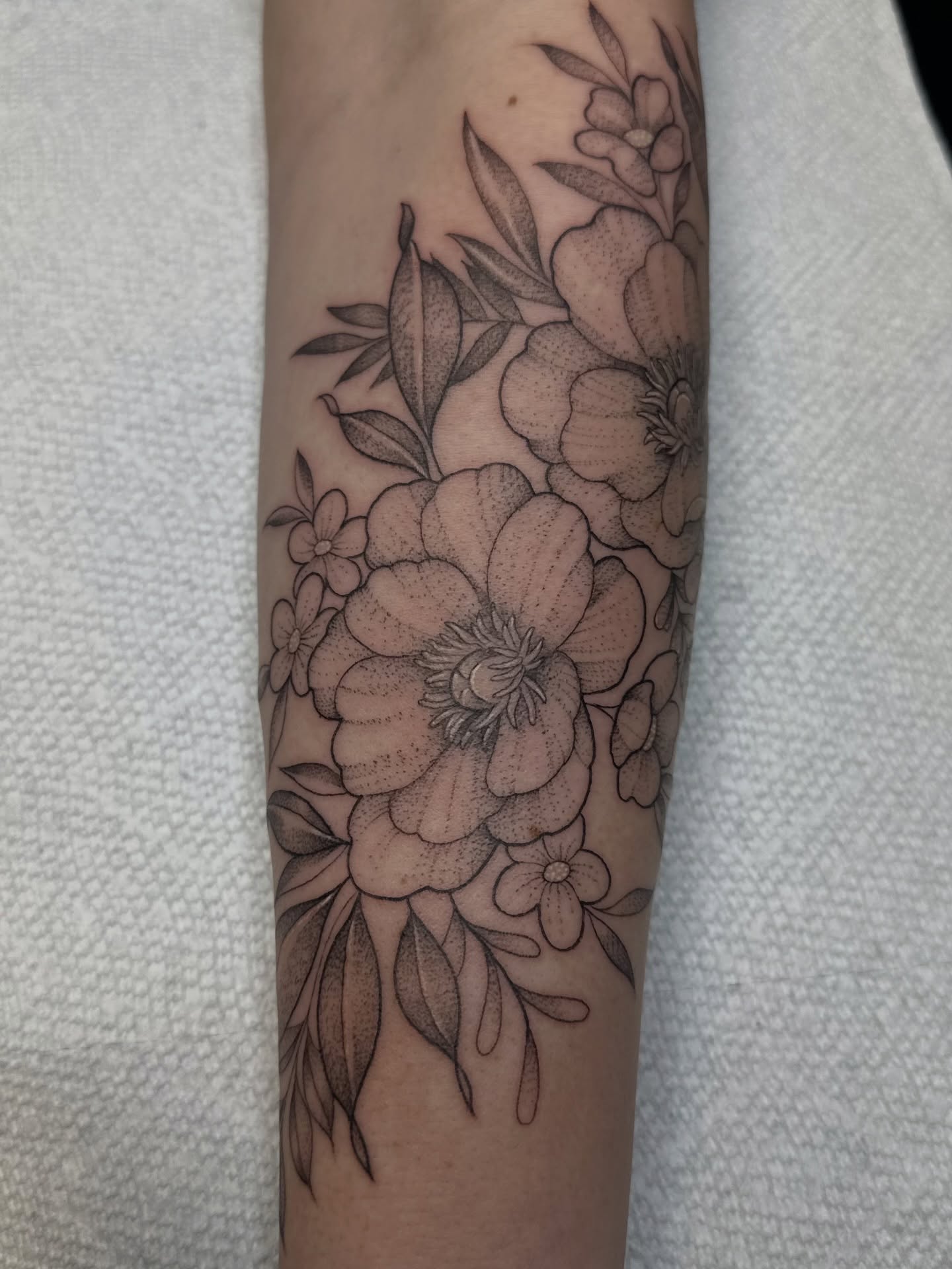 Tattoo by @tiffany.btattoos — dotwork