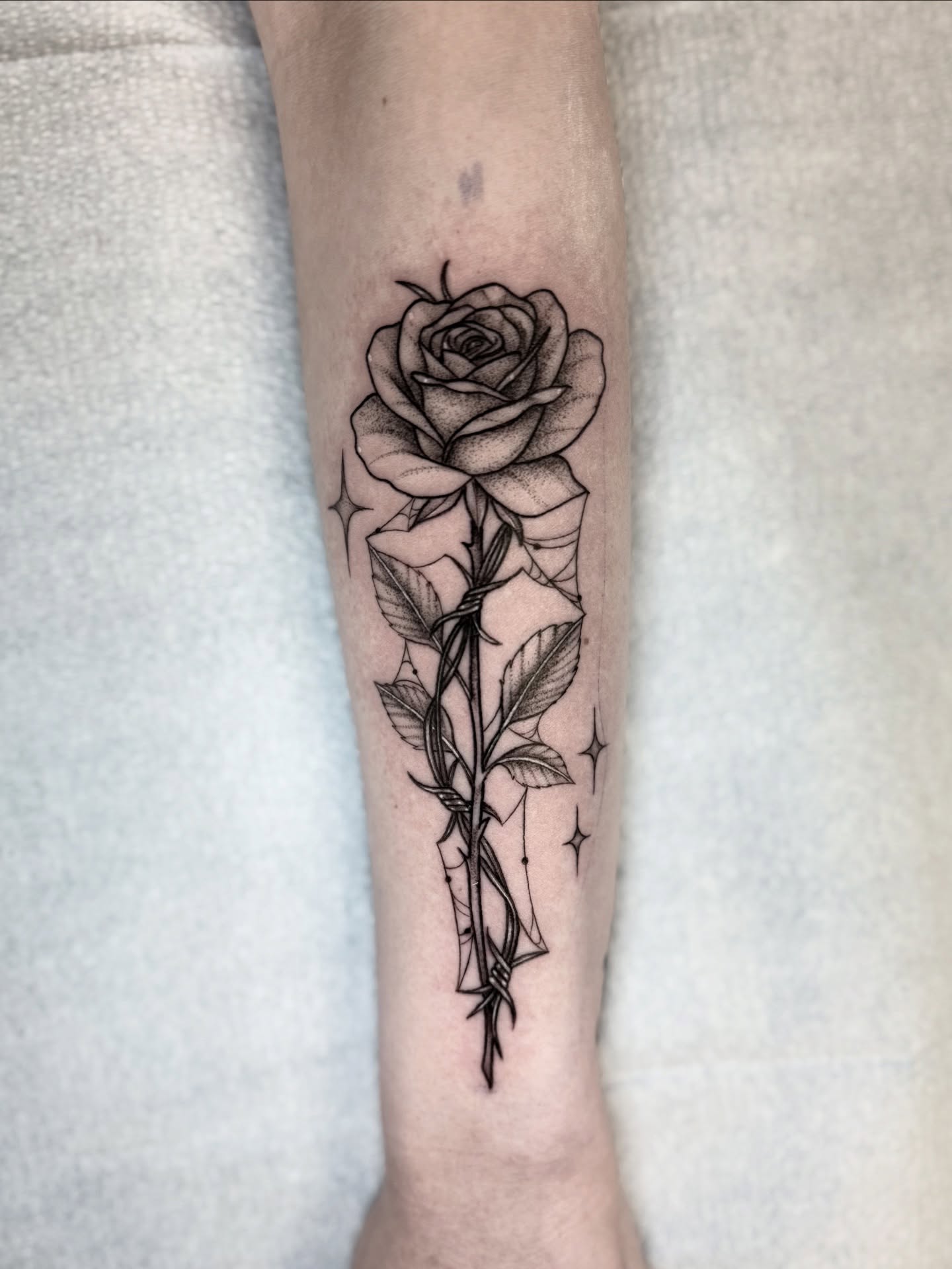 Tattoo by @kys_ink — black_and_grey