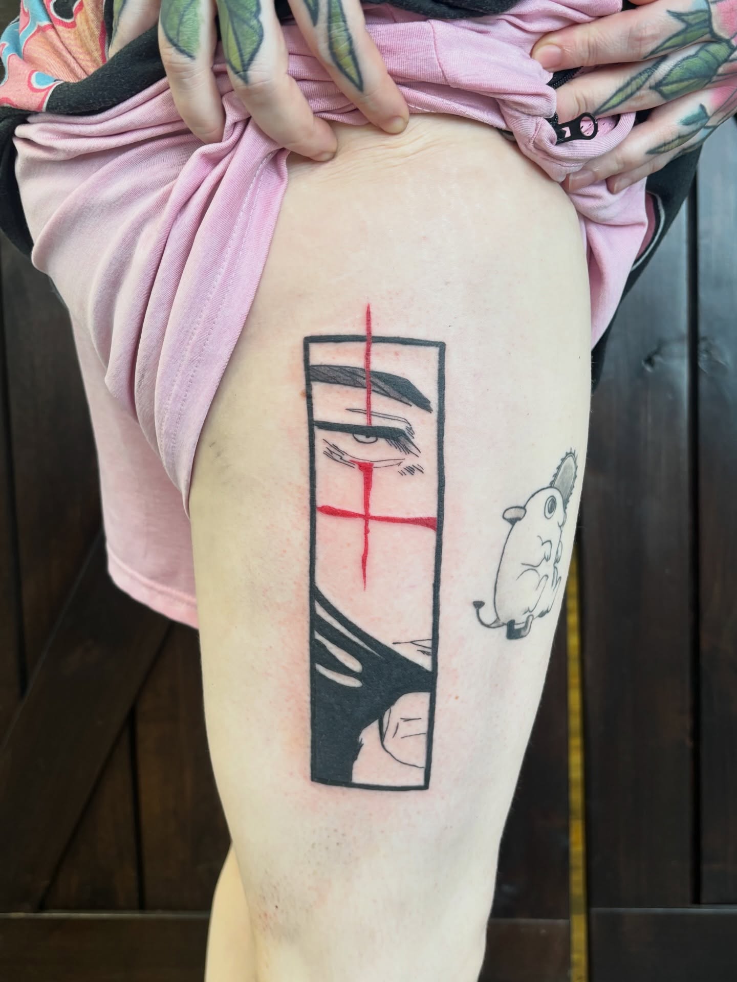 Tattoo by @victoria.crispo — anime, illustrative