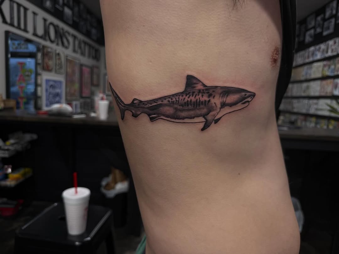 Tattoo by @mystic_moore — realism, black_and_grey
