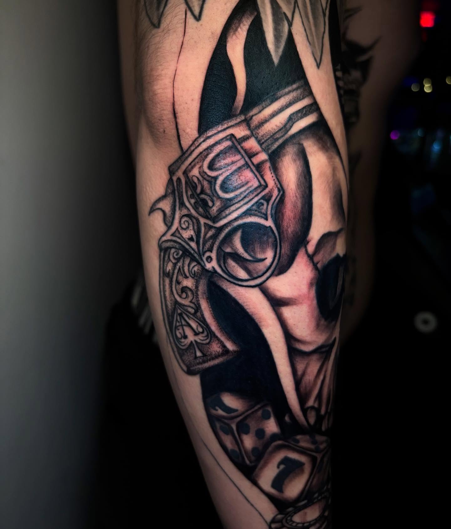 Tattoo by @b2_spiritink β black_and_grey, realism