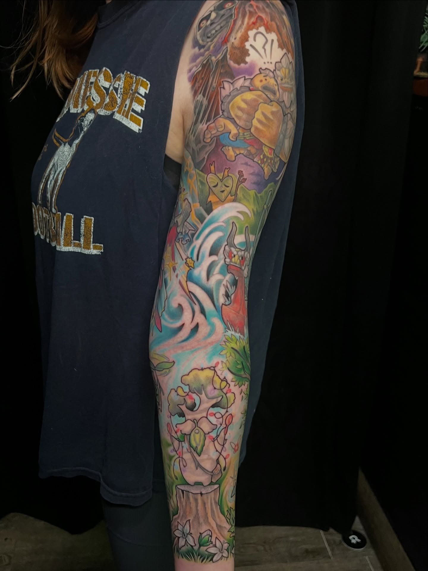 Tattoo by @girlwiththefoxtattoo — new_school, anime