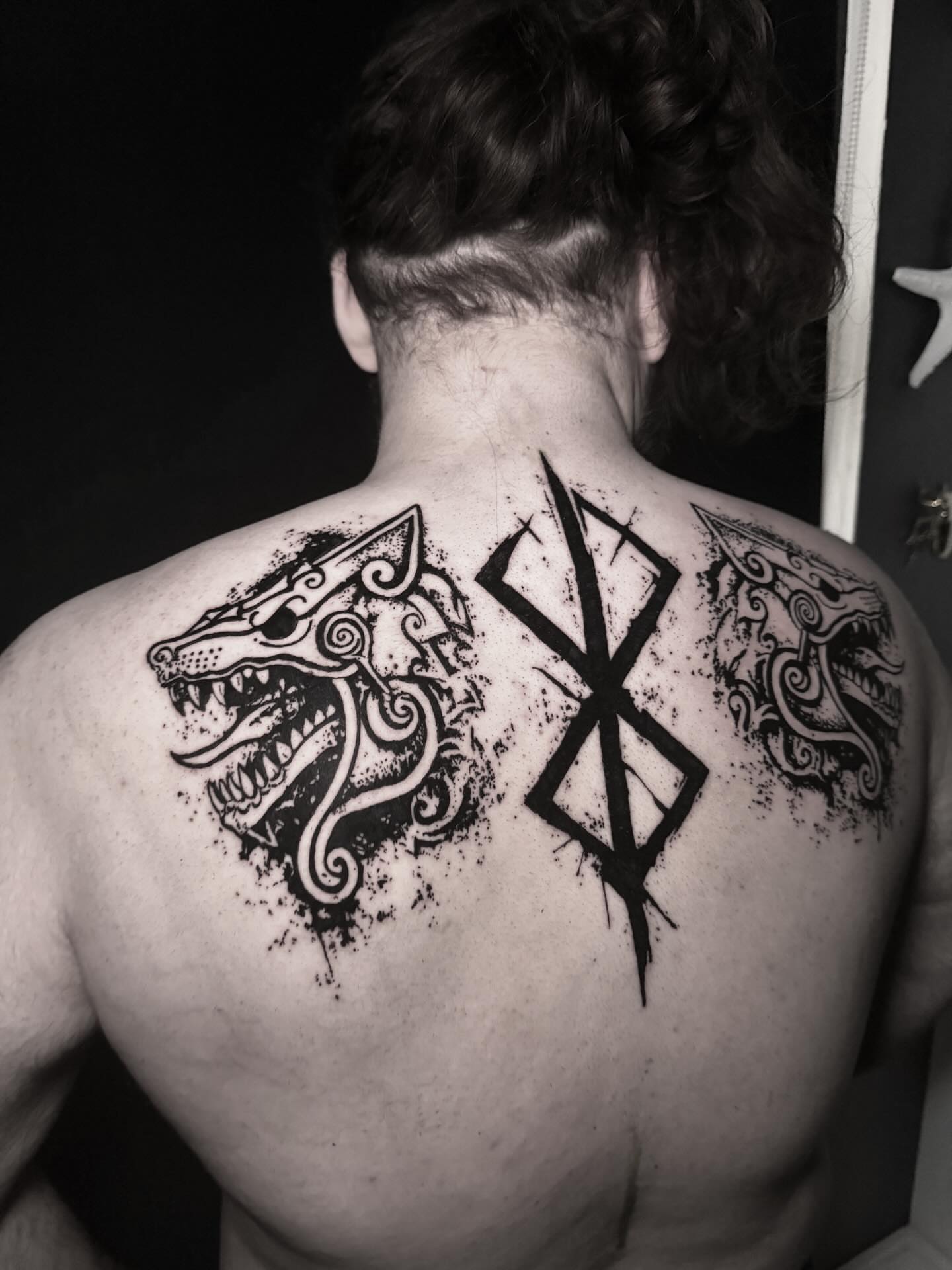 Tattoo by @boniaart — black_and_grey, tribal