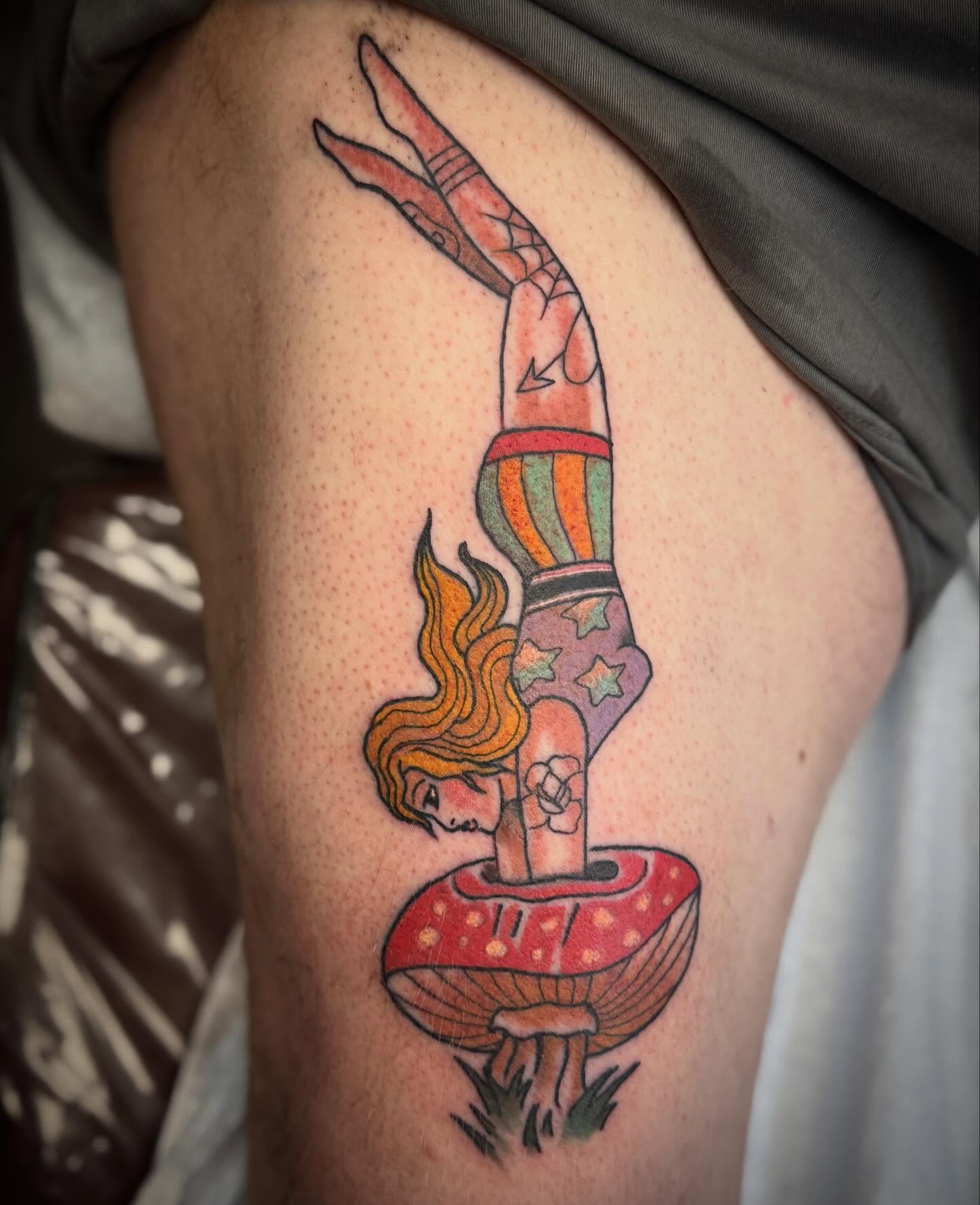 Tattoo by @tattoosbyhayden — american_traditional, dotwork