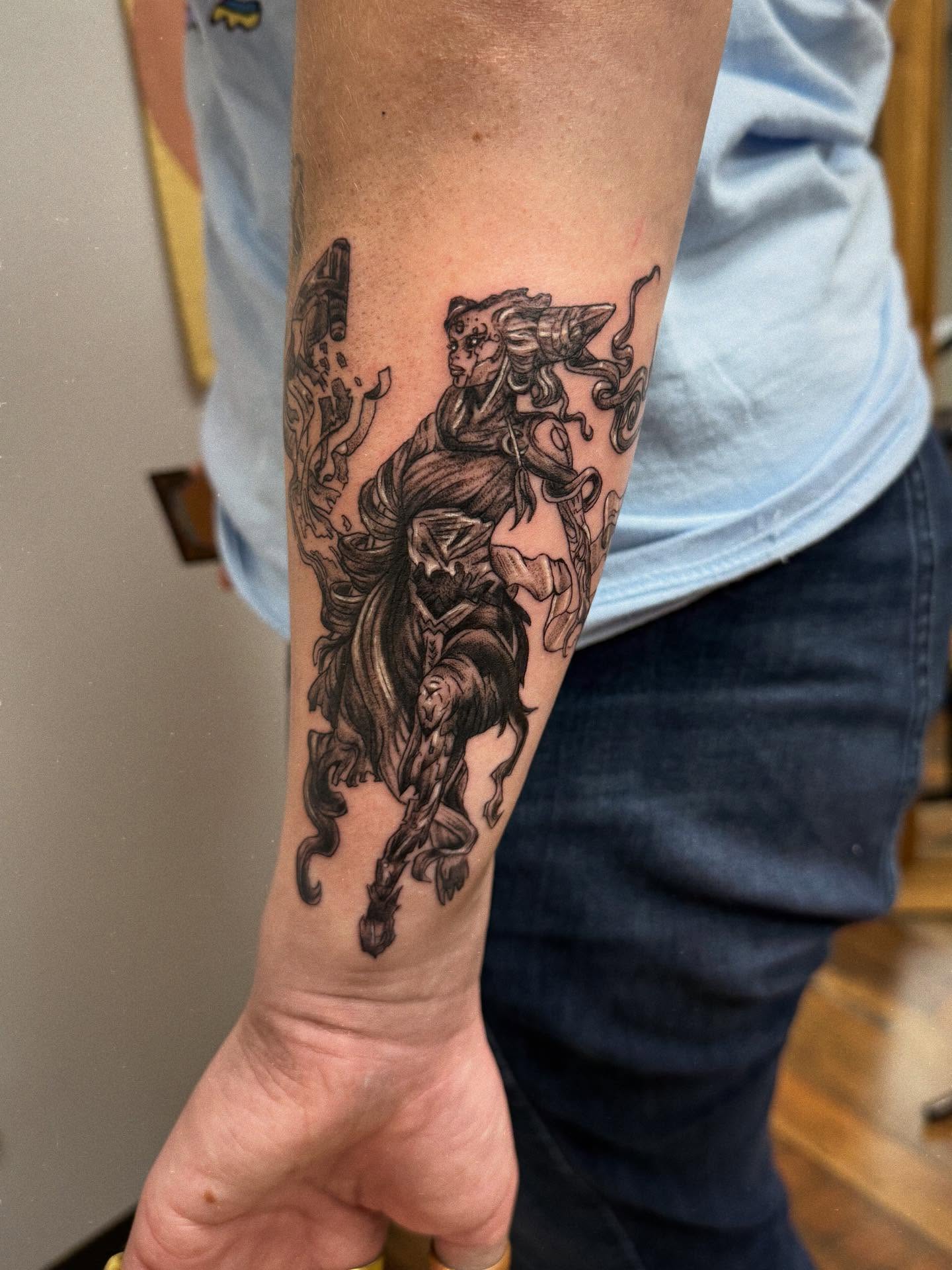 Tattoo by @ktea_and_tattoos — black_and_grey
