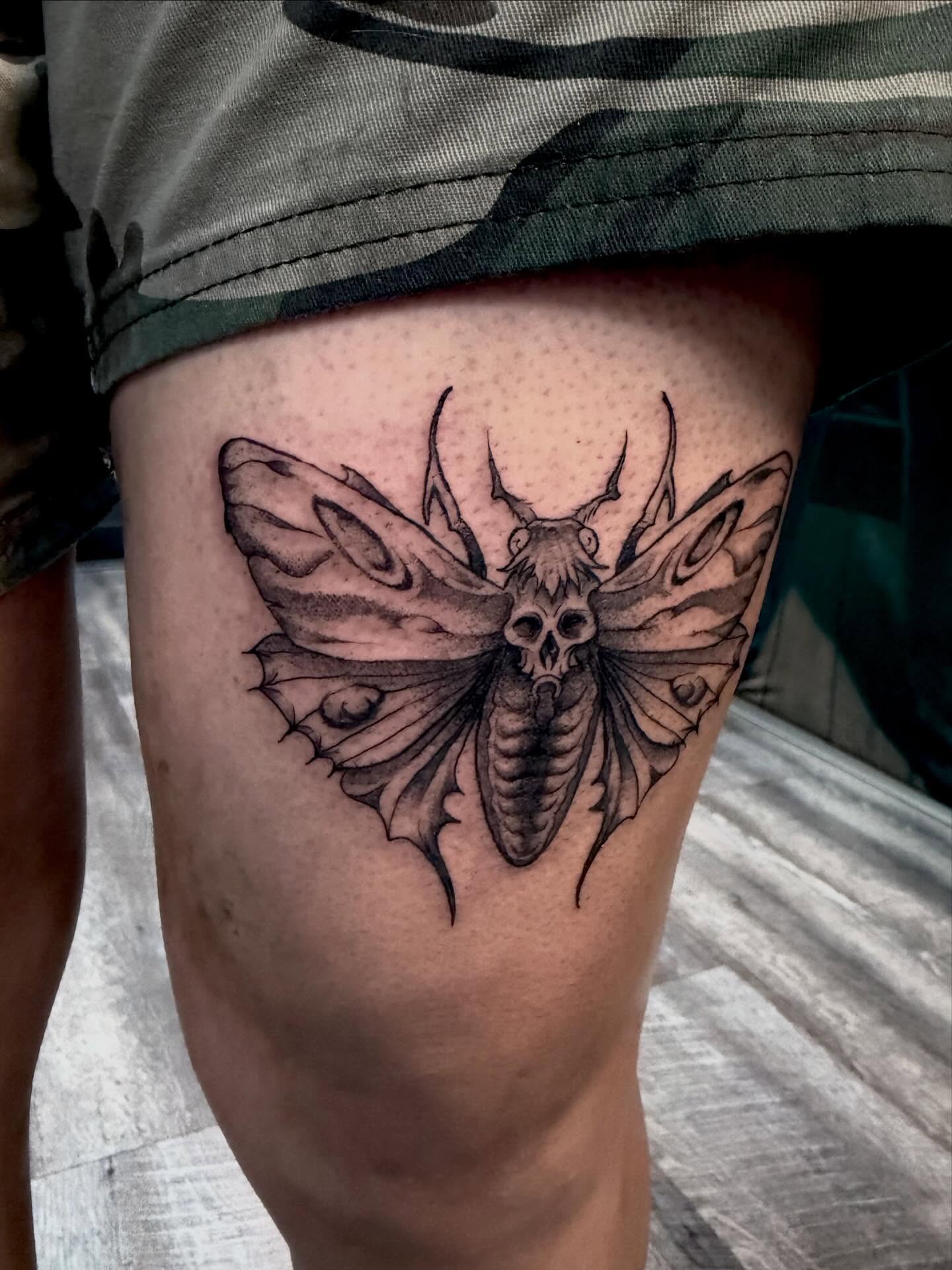 Tattoo by @elijahtatttoo — black_and_grey, realism