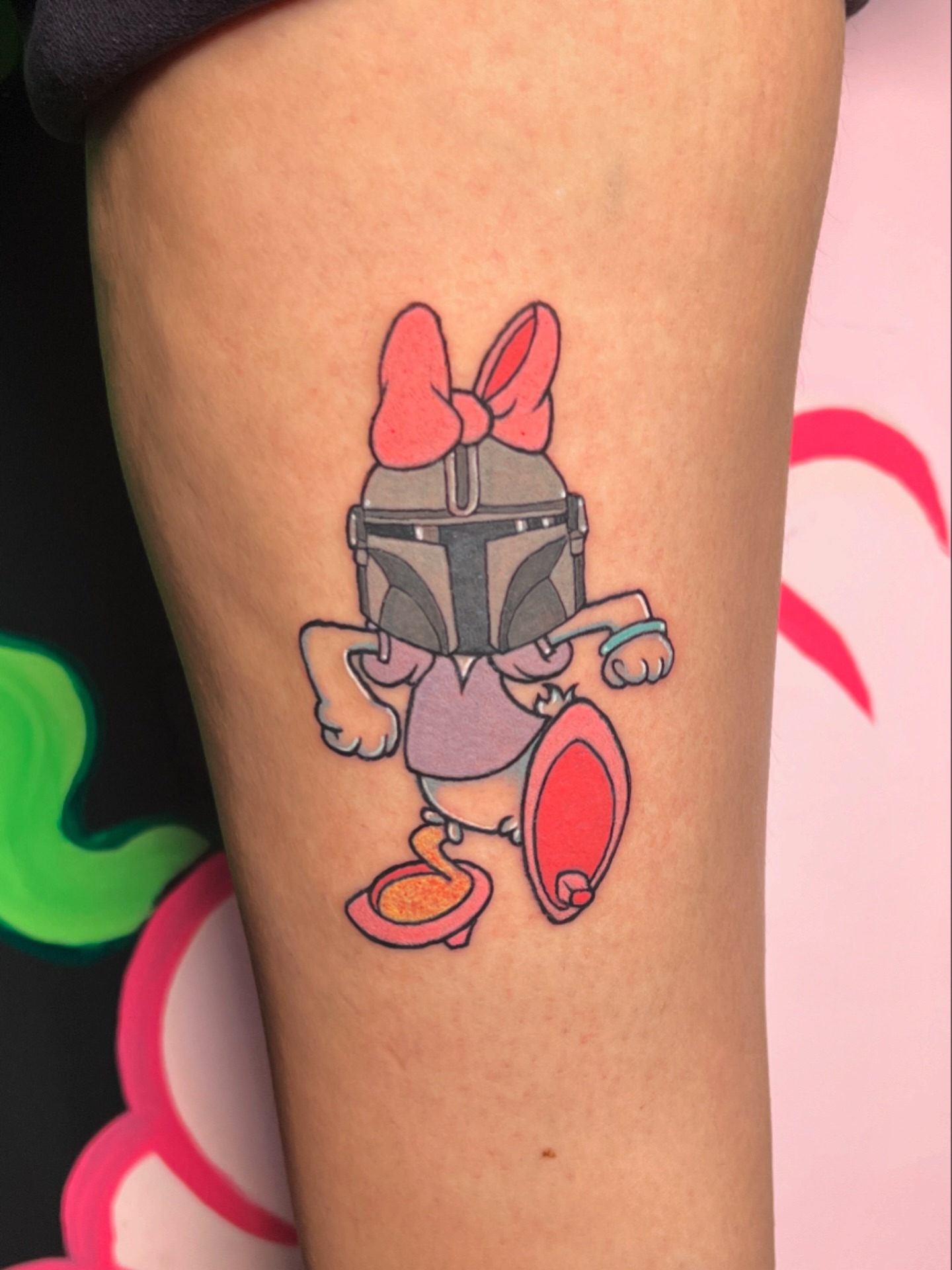 Tattoo by @chicom4l — illustrative