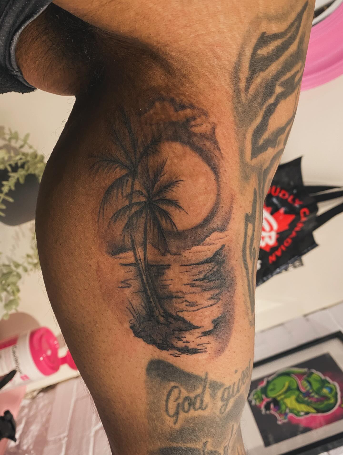 Tattoo by @wariospeedwagon — black_and_grey, realism