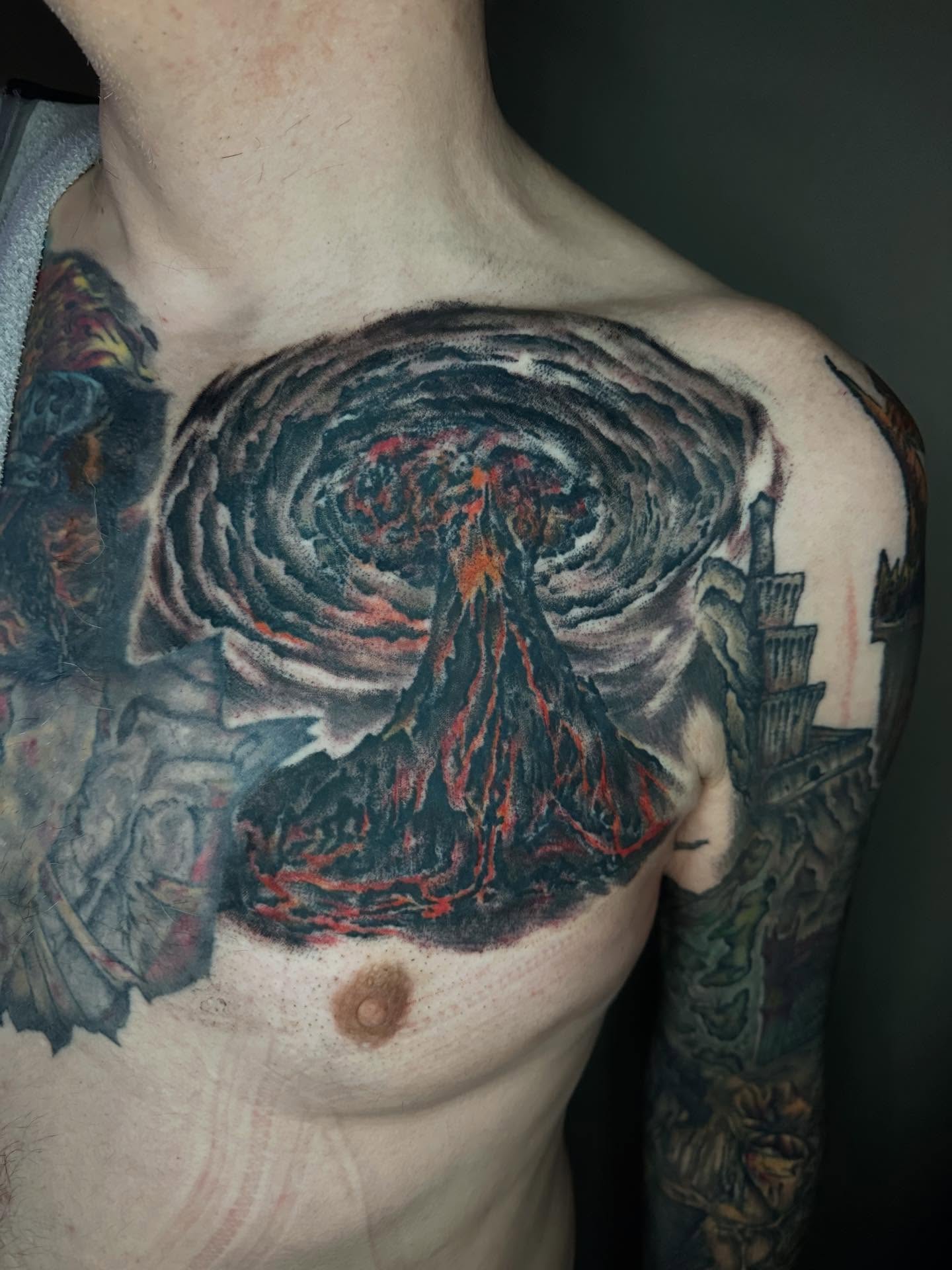 Tattoo by @ladyparaffin — realism, dark_realism