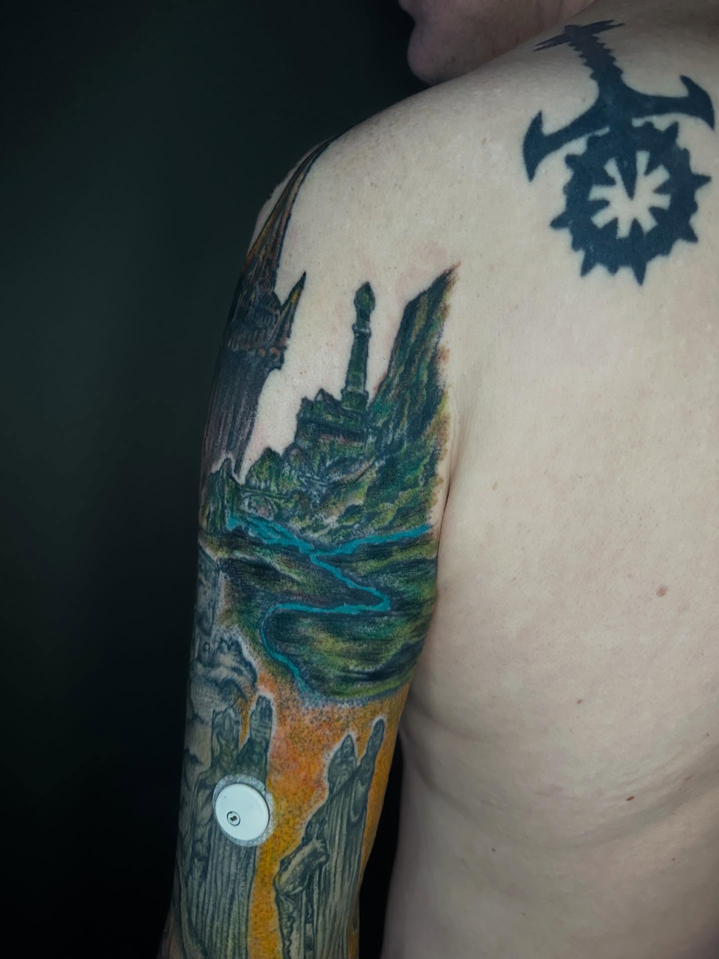 Tattoo by @ladyparaffin — realism, dotwork