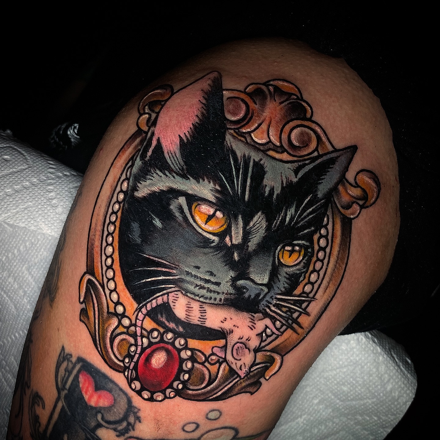 Tattoo by @rotten_randi_tattoo — american_traditional, realism