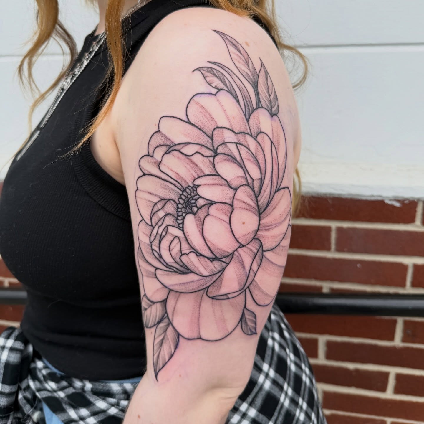 Tattoo by @lizard_aullie_tattoos — dotwork