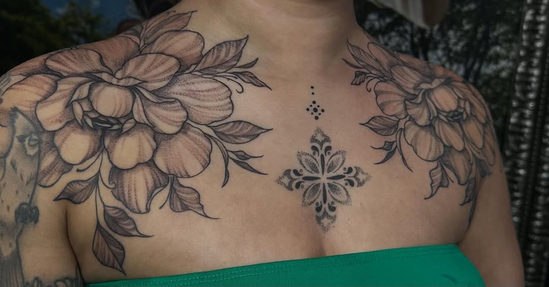 Tattoo by @madfrogs.tattooz β dotwork, black_and_grey