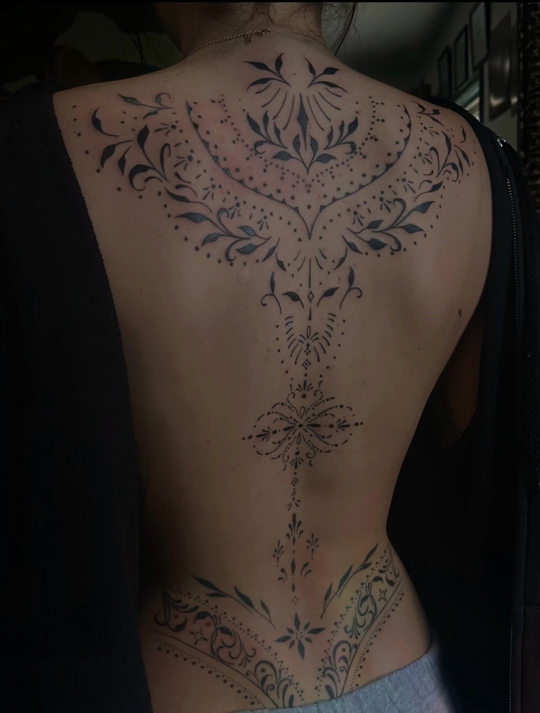 Tattoo by @madfrogs.tattooz β ornamental, dotwork