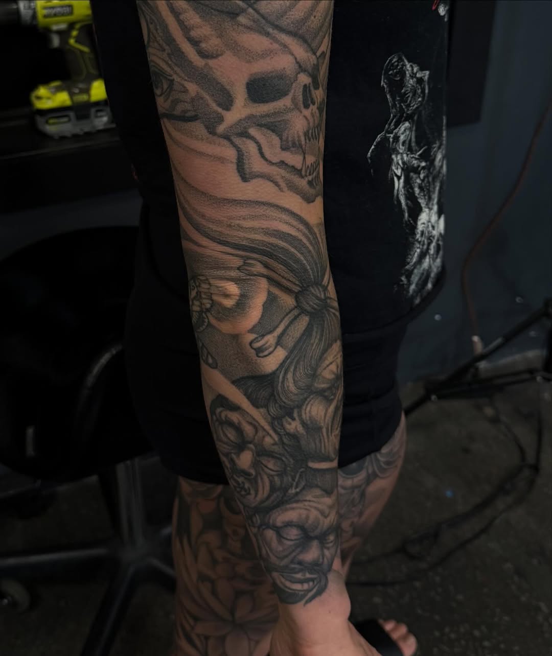 Tattoo by @willcampbellart — black_and_grey, realism