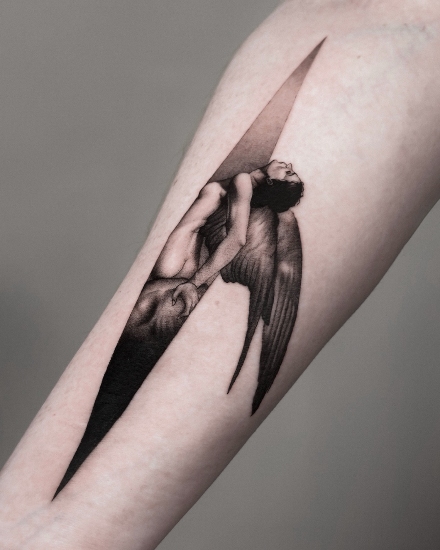 Tattoo by @henkotattooart — black_and_grey, realism