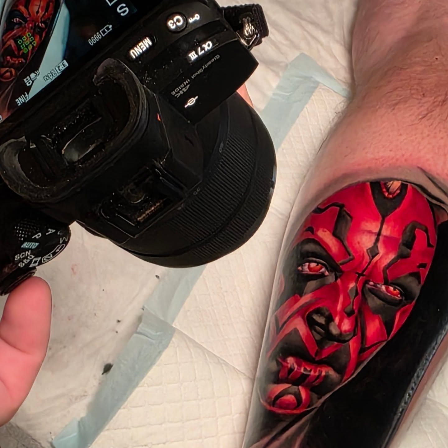 Tattoo by @coryhandtattoos โ realism, black_and_grey