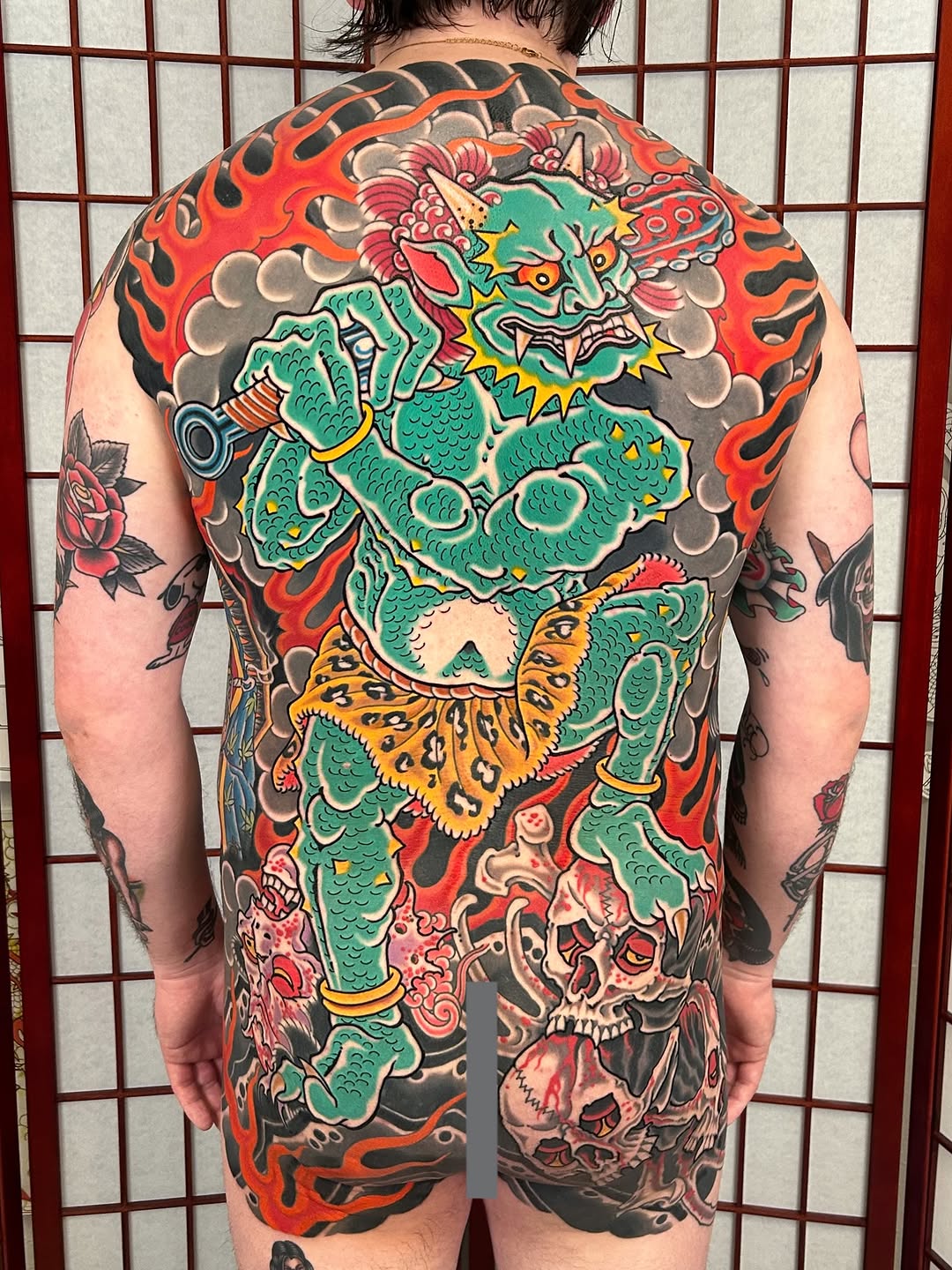 Tattoo by @adammirart — japanese_irezumi, black_and_grey