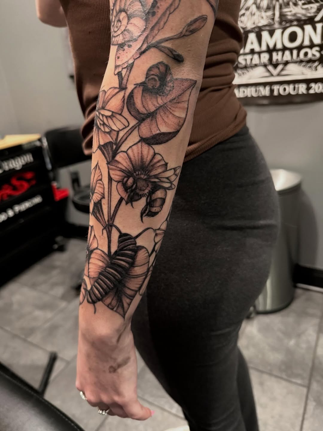 Tattoo by @blackhartdesigns — realism, black_and_grey