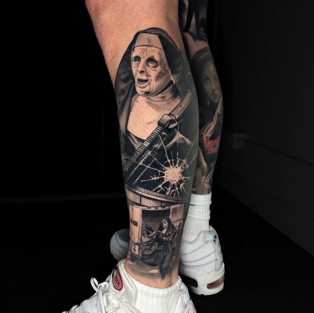 Tattoo by @reipinks — realism, dark_realism