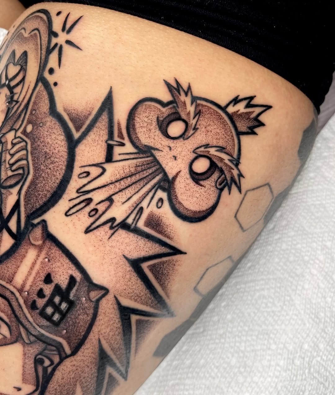 Tattoo by @a.v.tattoos — new_school, dotwork