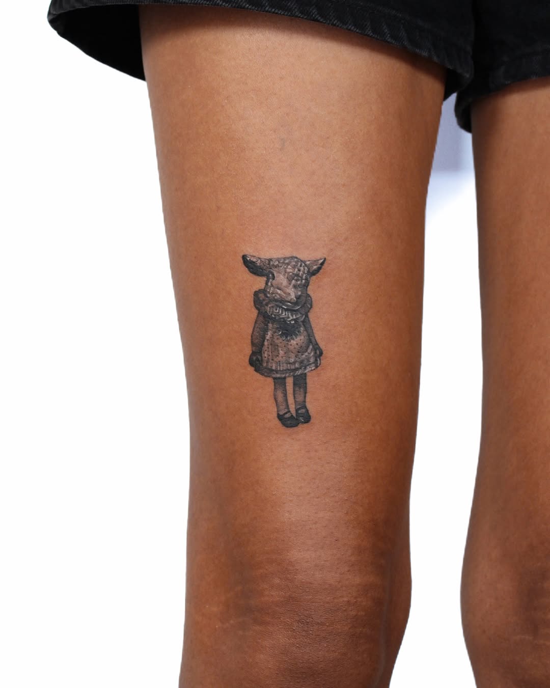 Tattoo by @tatmostat — realism, black_and_grey