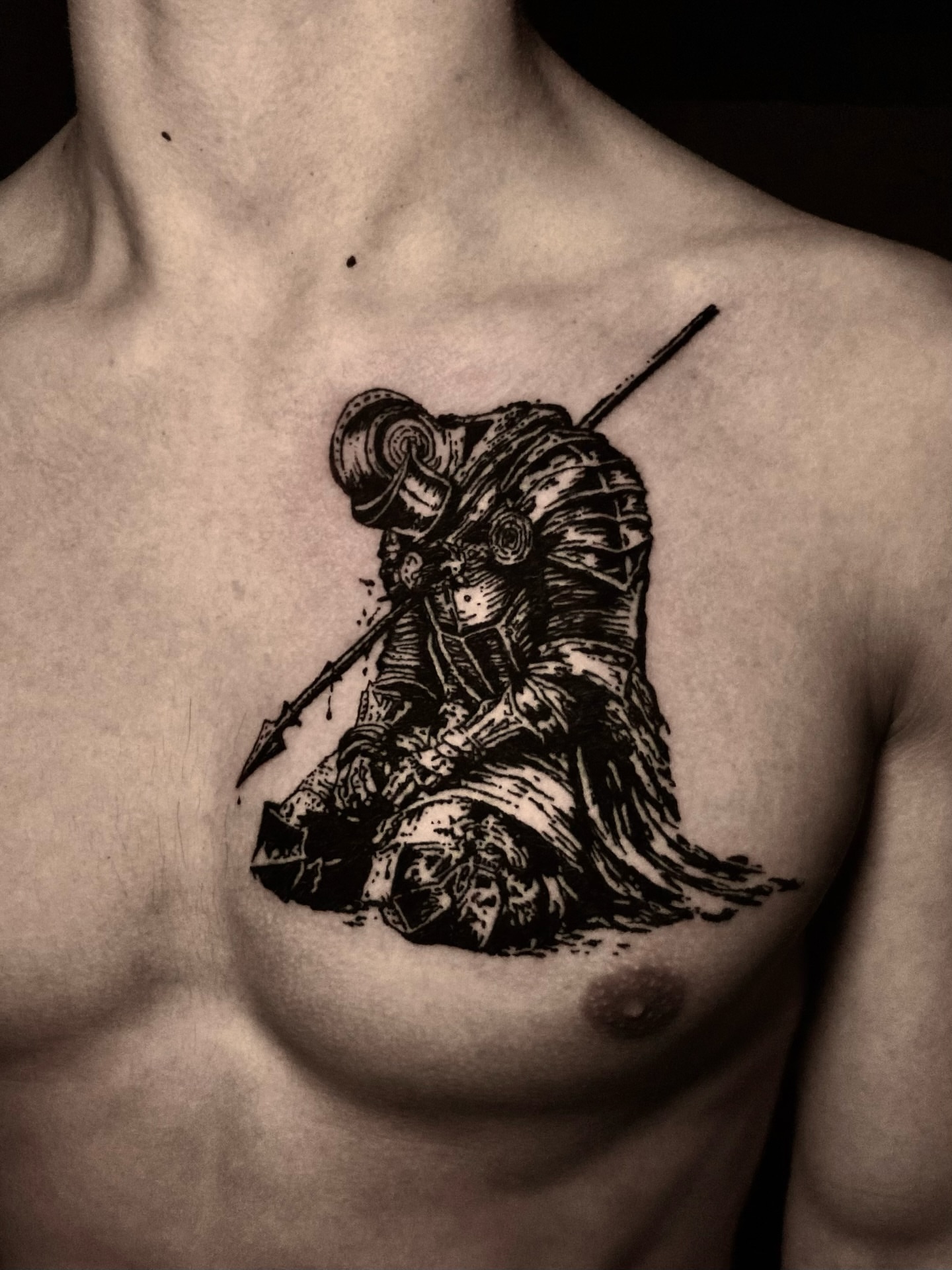 Tattoo by @moom_tattoo — black_and_grey