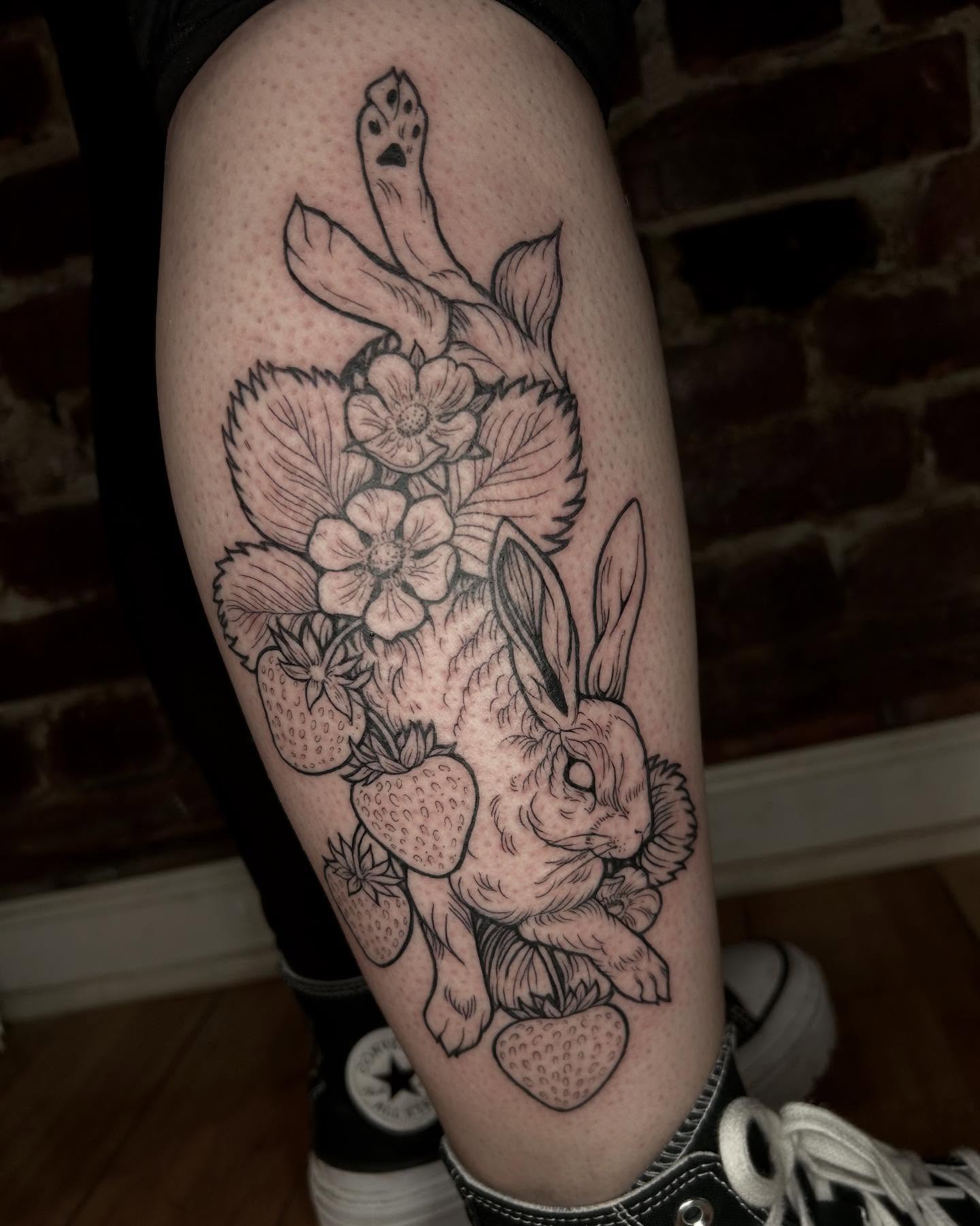 Tattoo by @dee.louisee — black_and_grey, realism