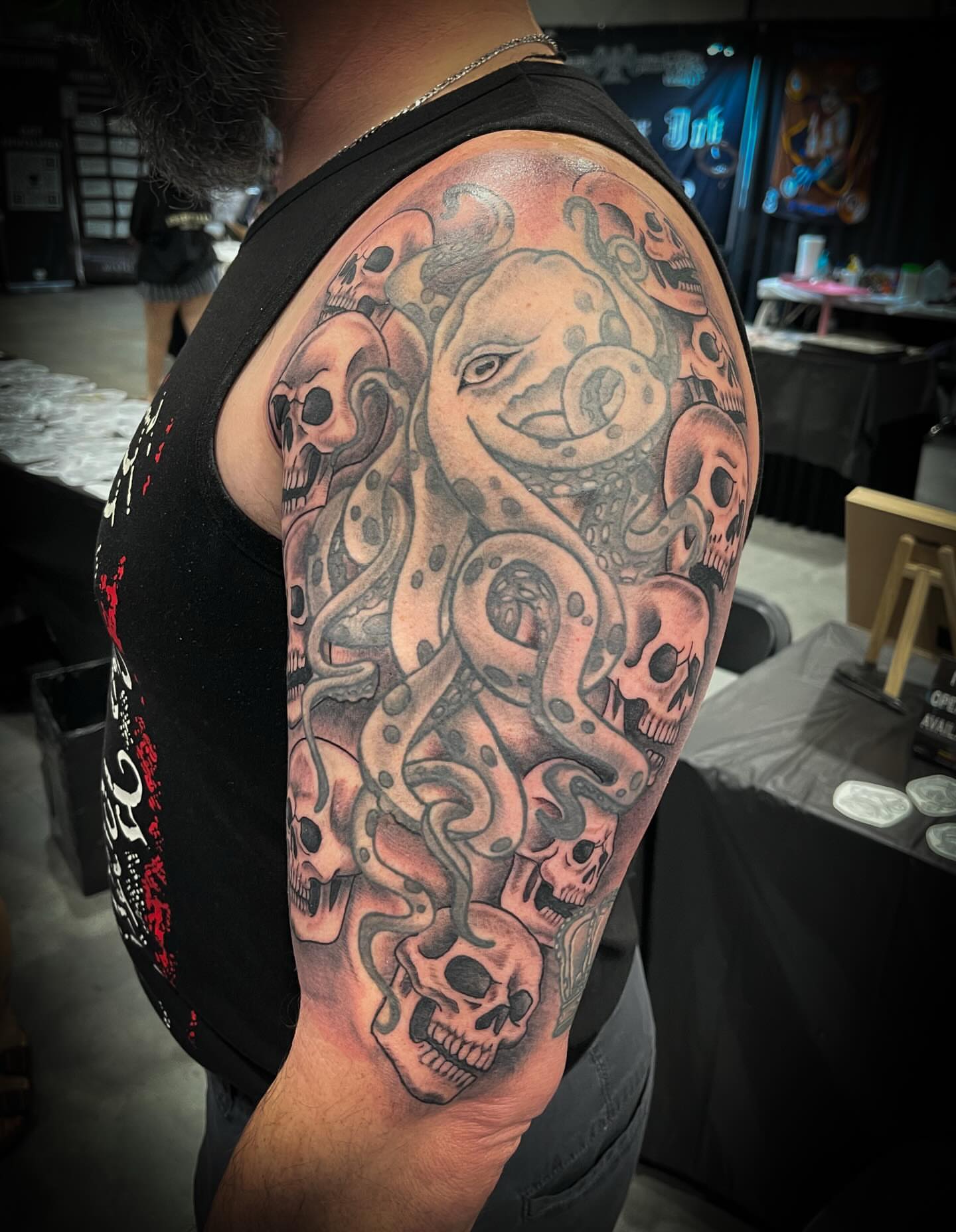 Tattoo by @staceybtattoos — black_and_grey, realism
