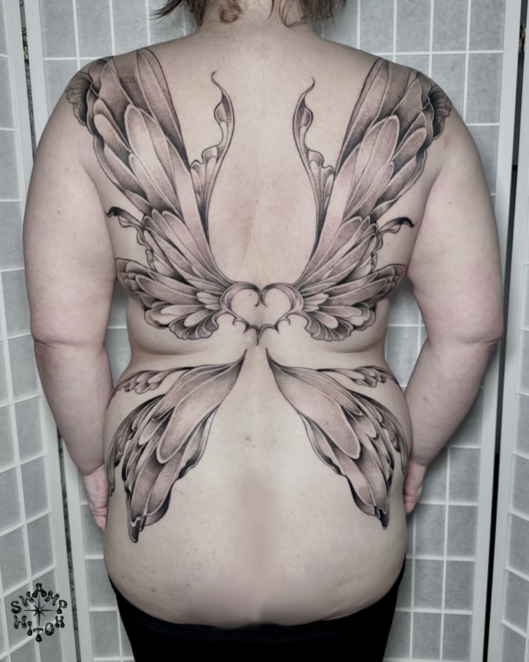 Tattoo by @swamp.witch.tattoos โ black_and_grey, realism
