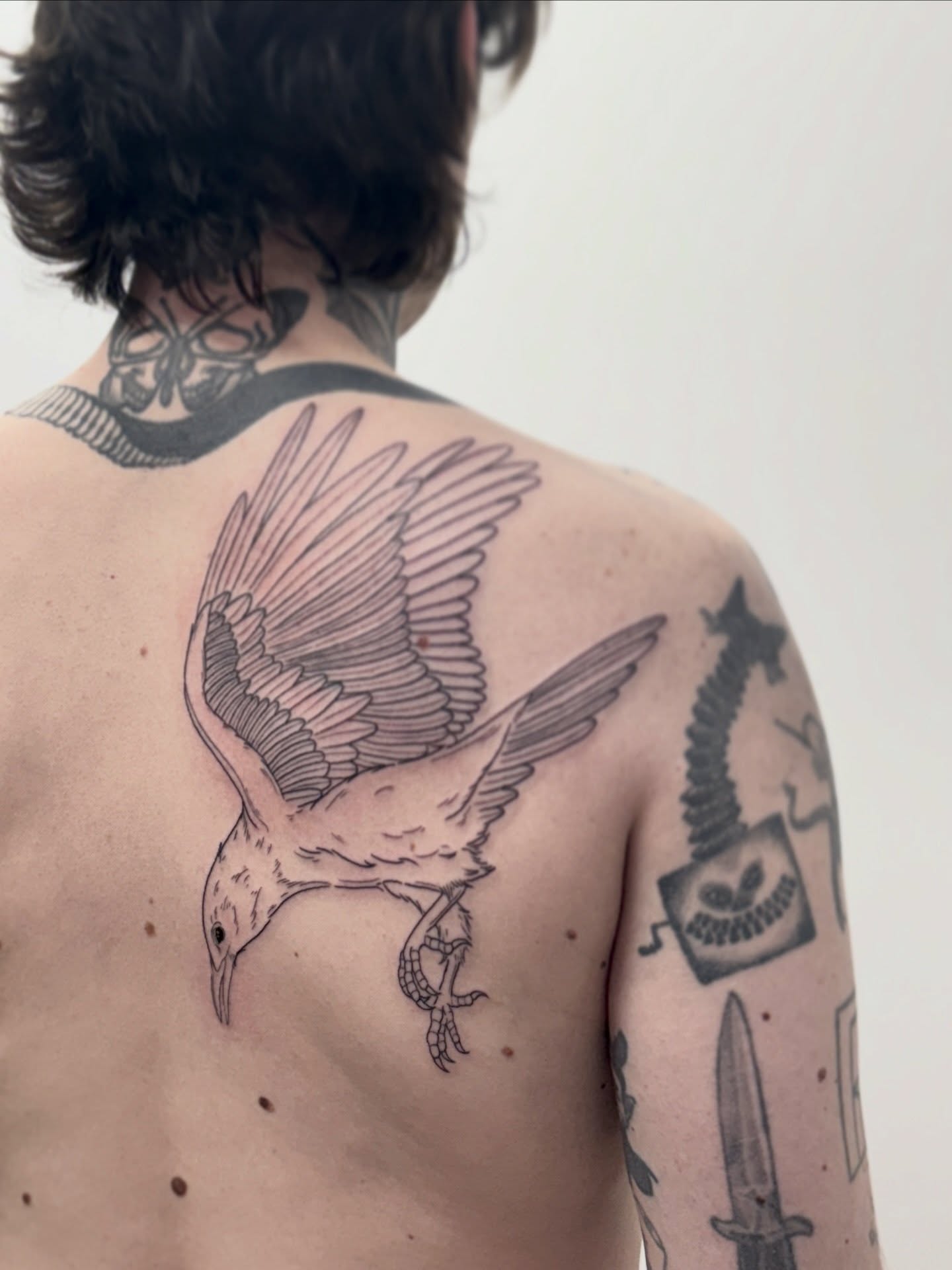 Tattoo by @lilindigotattoo โ black_and_grey