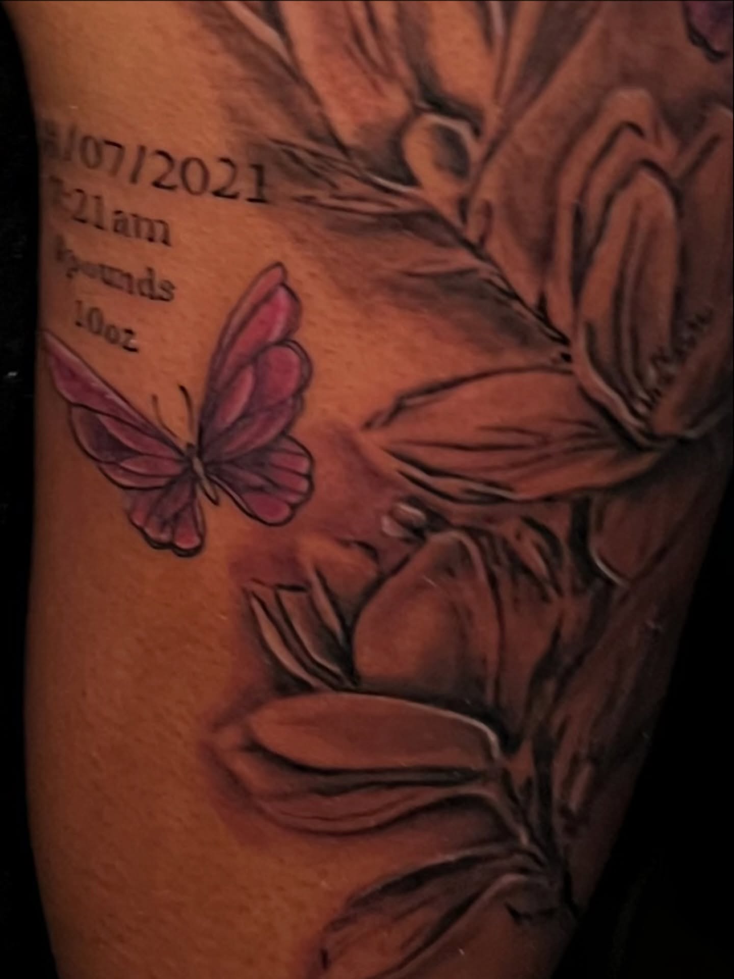 Butterfly realism tattoo on the forearm by Unknwn Ink ⭐️