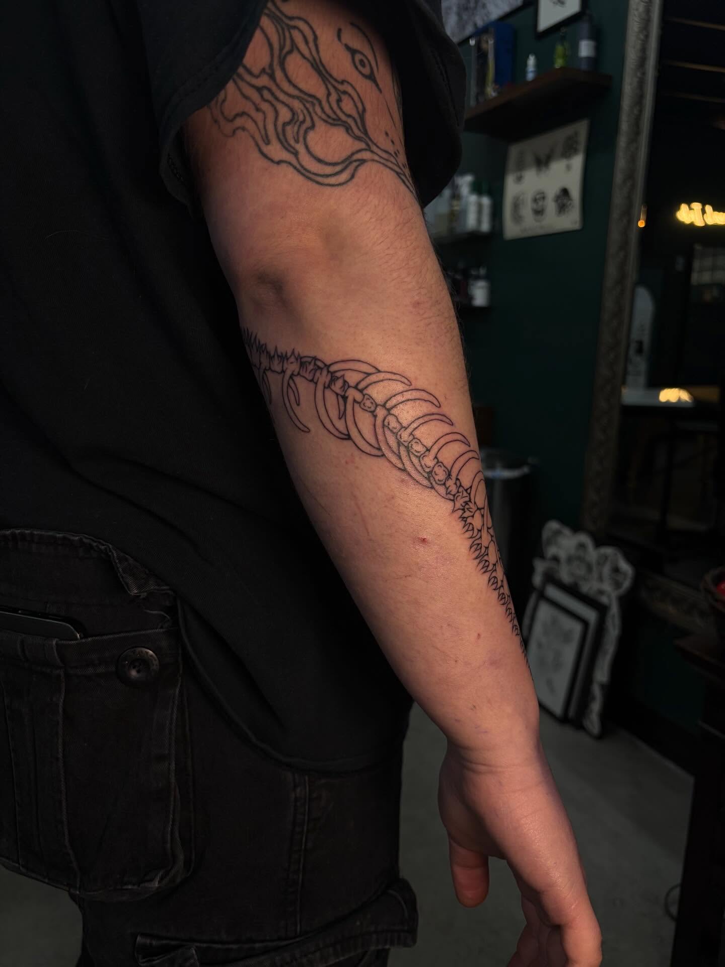 Tattoo by @sexyratpotion — black_and_grey