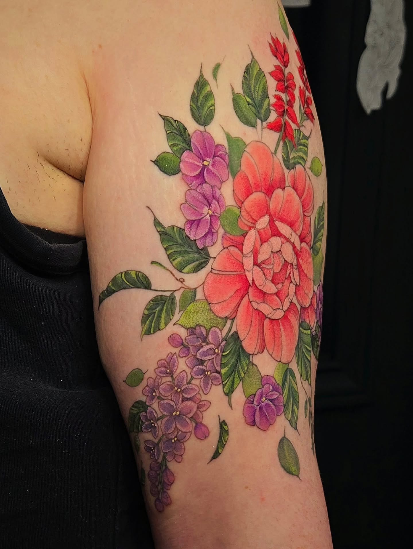 Tattoo by @glasswingtattoo — realism, watercolor