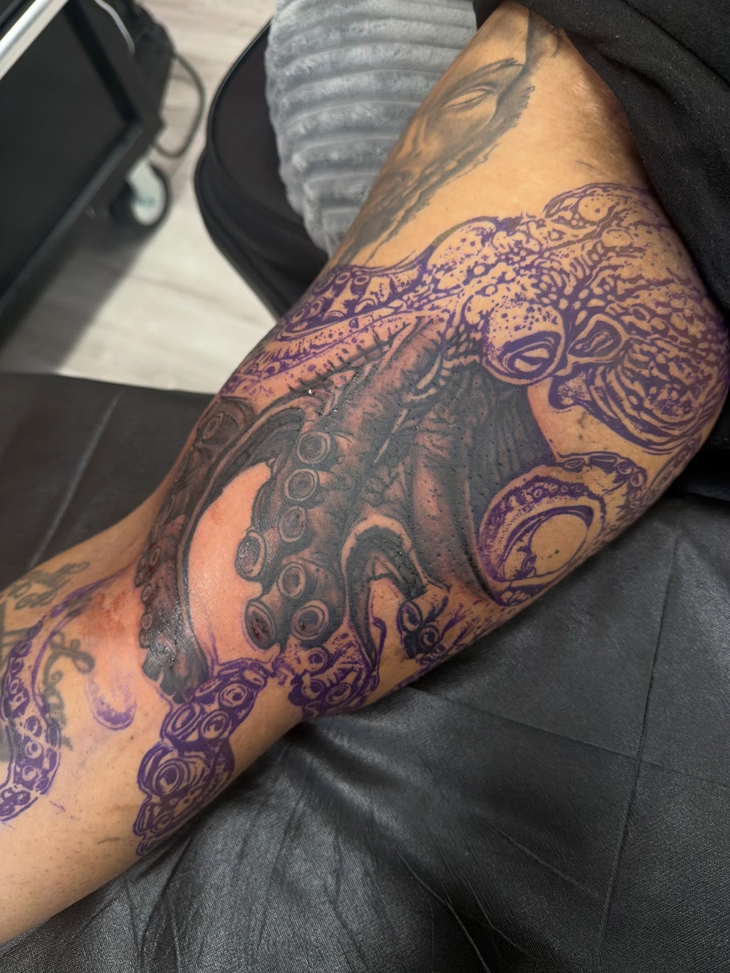 Octopus black and grey tattoo on the forearm by Michigan📍 Day Sessions $850, Wayne, Michigan