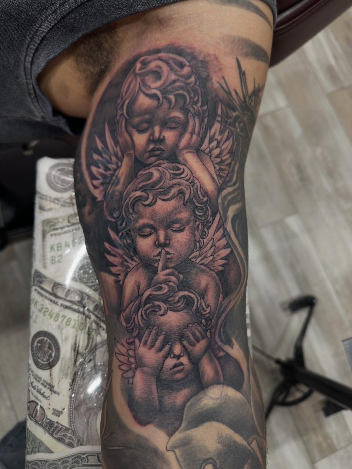 Tattoo by @tatted4life80 — american_traditional, black_and_grey